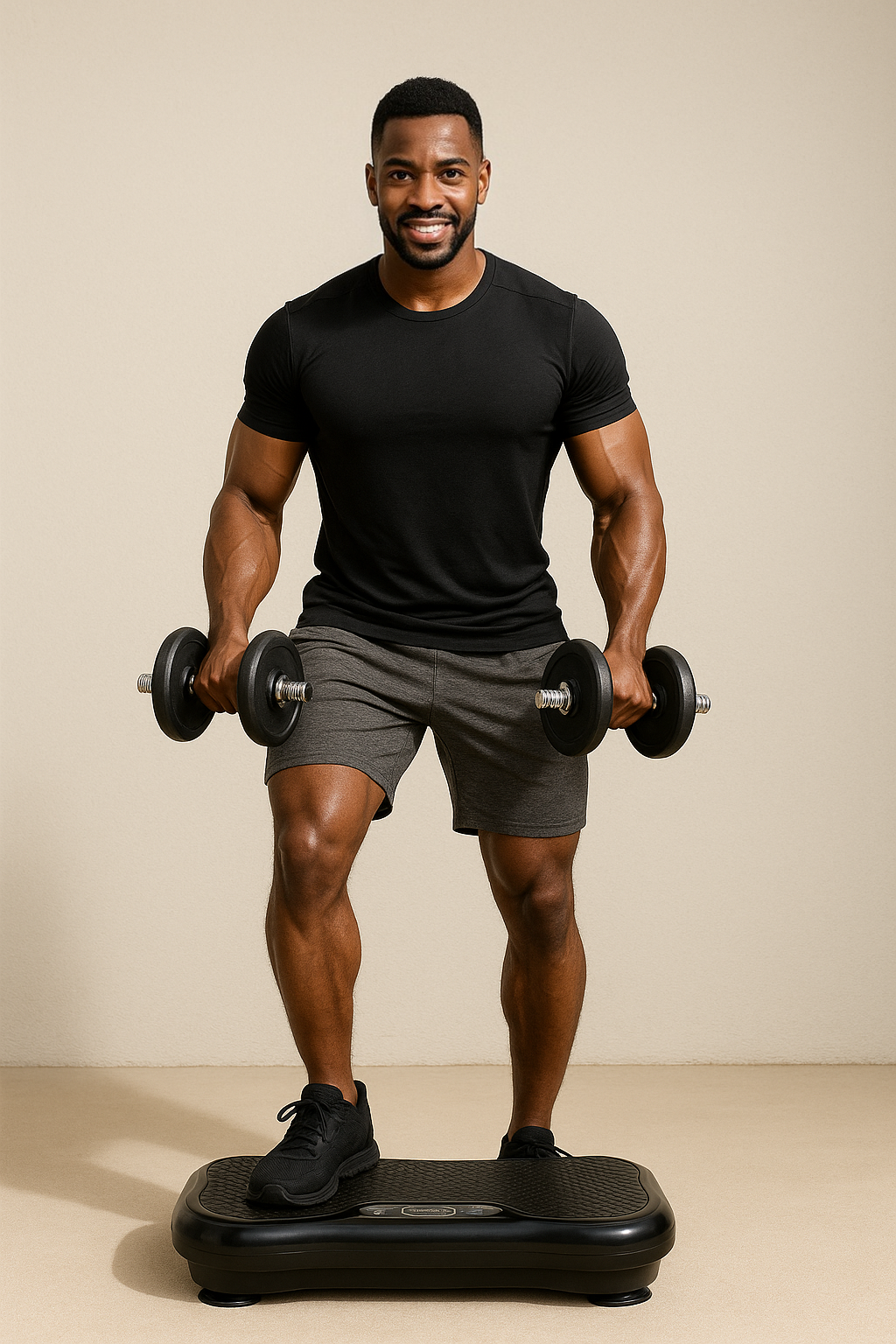 P-Fit Compact Vibration Plate - Muscle Toning & Circulation