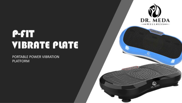 P-Fit Compact Vibration Plate - Muscle Toning & Circulation