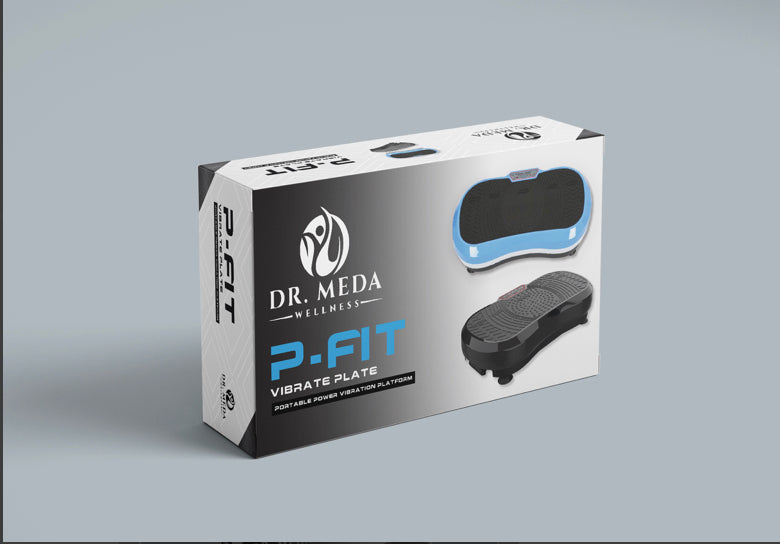 P-Fit Compact Vibration Plate - Muscle Toning & Circulation